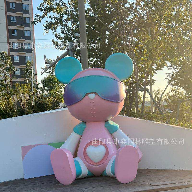 大型锈钢雕塑镜面抽象异户形水景雕塑