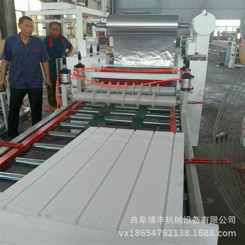 地暖保温板铝箔复合机 泡沫板双面高温热烫覆膜机 高分子膜平贴机