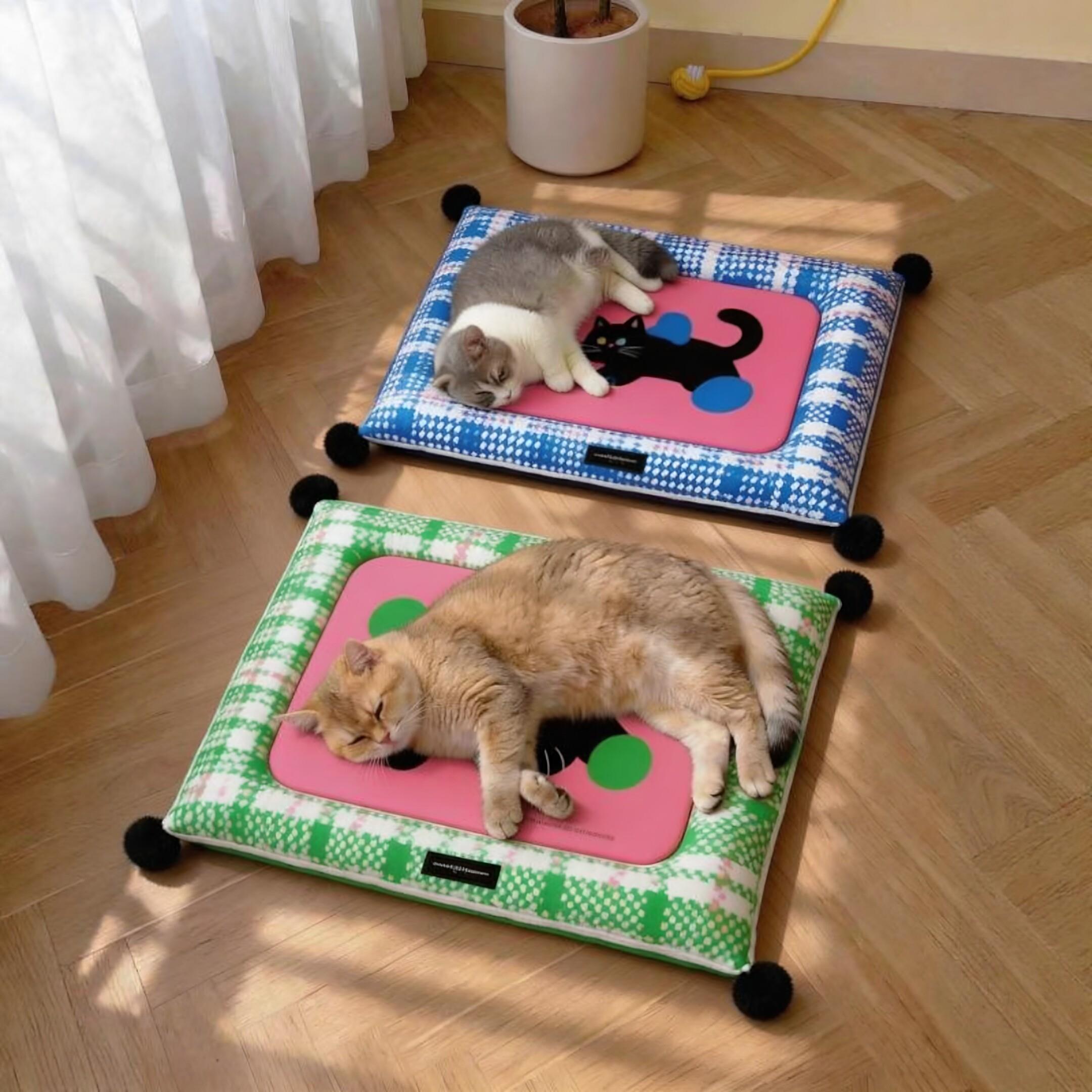 夏天宠物凉垫狗狗猫咪冰垫凉席室内狗窝小型犬猫窝垫子可躺可睡窝