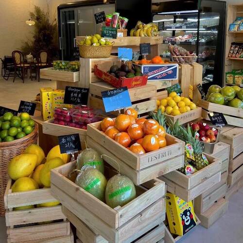 实木木箱水果木筐道具露营木箱展示木盒摆摊收纳木箱创意水果货架