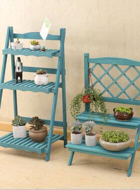 Flower Pot Holder Metal Shelves Plant Stand Display Indoor