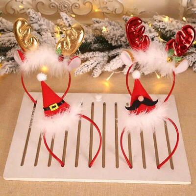 Xmas Hair Ring Decorative Headwear Hairband Masquerade