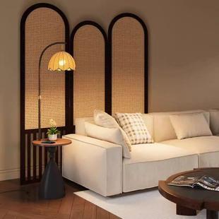 网美红厅式 落 客沙发771旁落地灯茶氛围带桌子卧室床几头一体立式