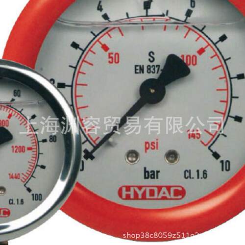 HYDAC贺德克 耐震HM100-400-R-M20*1.5压力表HM63-250-R-G1/4