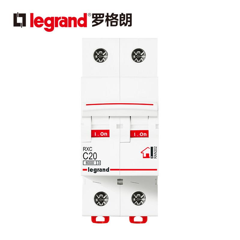 罗格朗空气开关1P+N断路器2P总开保护器家用3P4P63a短路保护