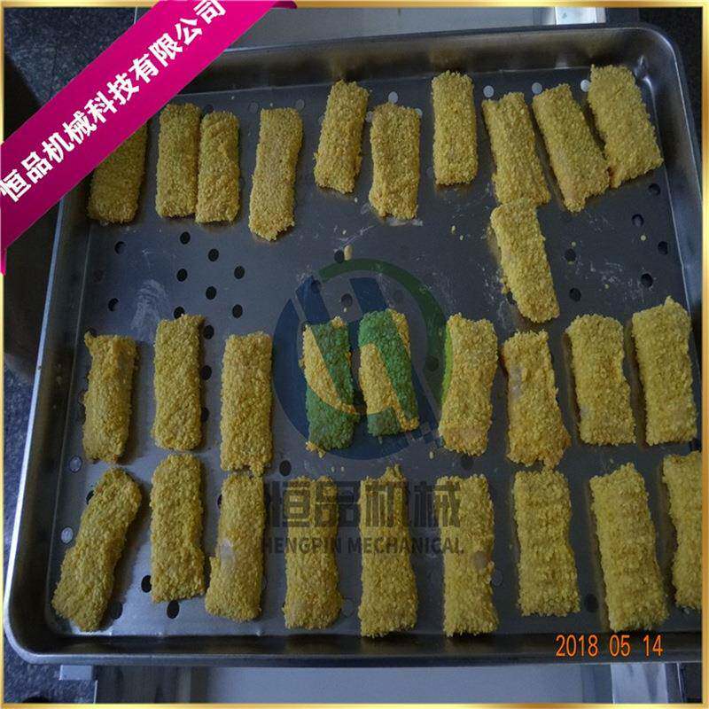 油炸糖糕裹糠机器 全自动裹糠机生产 隧道式上糠机