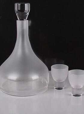 现代璃轻简约创意奢玻酒具样板房售YZI楼处面桌电视柜茶几软装饰