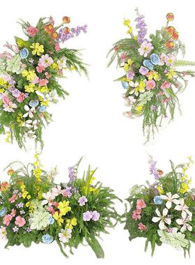 饰莫奈地排花艺婚AL100584假庆排橱窗装饰布置装布置森系仿花花园