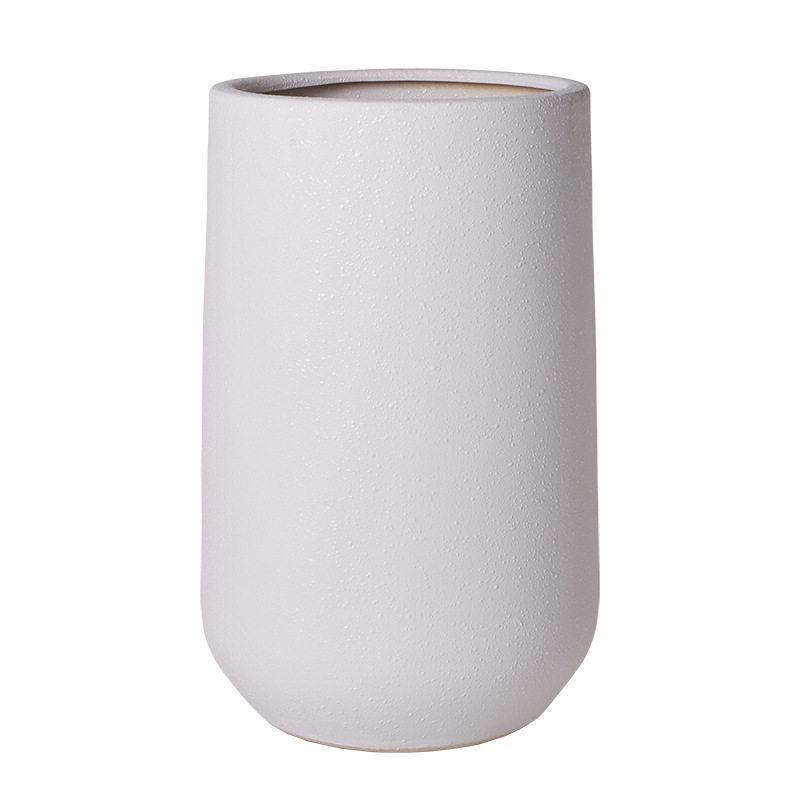 简约陶瓷花盆口径高深透气花瓶