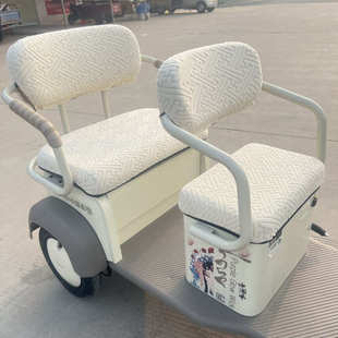 透气车坐垫套全包耐磨电动三轮代步电动围通用敞篷款 套三轮车坐垫