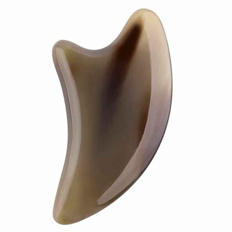 厂家直销加厚白水牛角刮痧板面部美容棒脸部拨筋棒眼部专用刮脸板