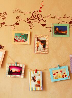 6-inch Panoramic 8 Photo Wall, Cozy Home-style Personalized