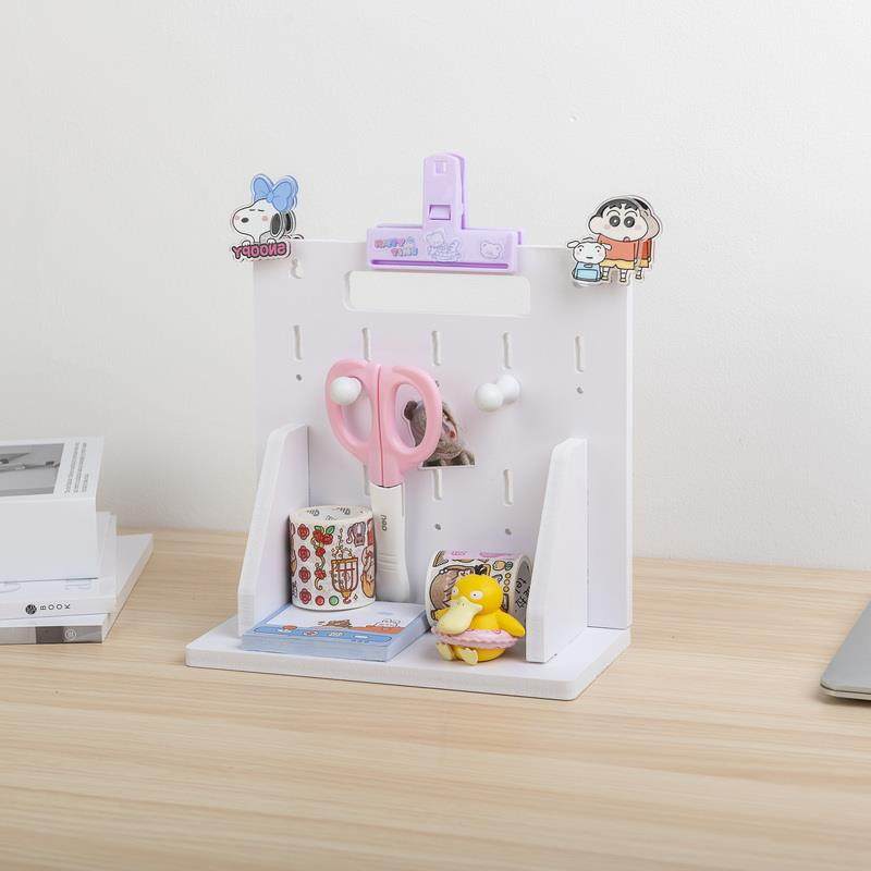 洞洞板收纳置物架办公工位桌面立式多圆孔宿舍书桌装饰墙面整理架,收纳整理,书桌收纳置物架,淘宝优惠券,粉丝福利购,淘宝优惠卷