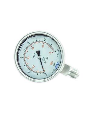 wika威卡型号232.30, 233.30 波登管压力表_不锈钢型_安全型