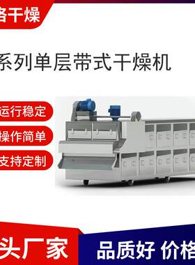 供应单层带式干燥机供应活性炭烘干机果蔬