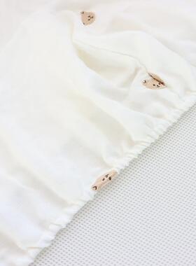 婴儿床床JC220220笠凉感透气竹纱纤拼维双层布初生宝宝单儿童接床