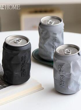 烟灰缸创意个性潮流轻奢大号客厅办公室家用烟缸有盖防飞灰ins风