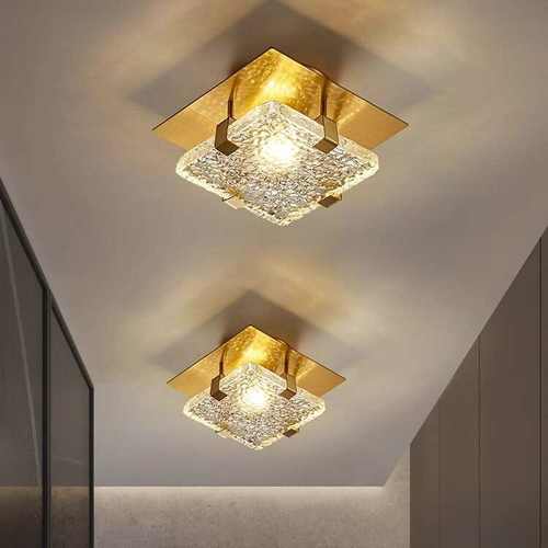 阳奢玄关大气台灯简约门厅过道走廊新款轻现代吸顶灯设计师