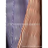 水波纹箱包材复 褶皱皱pu人造革排条纹纹底折皮革压大波浪鞋 托底