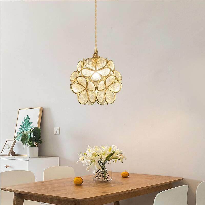 日式花瓣小吊间灯关过道39993玄走廊楼梯帽阳台卧室入户进门衣创