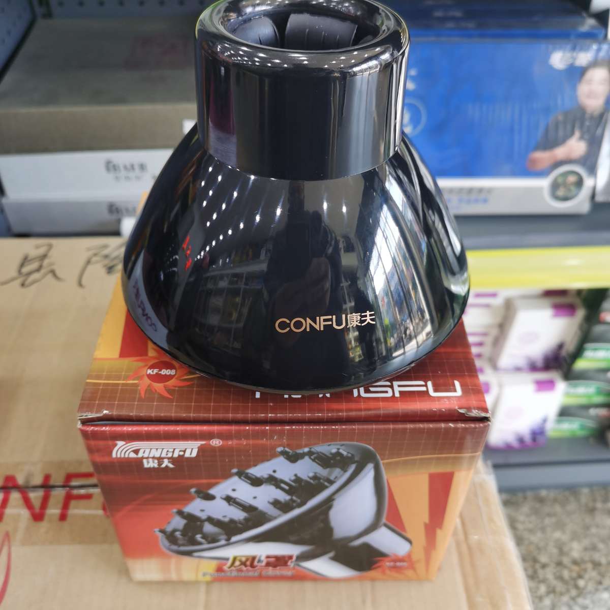 卷发康筒机-夫散kfkf008器发罩-烘吹烘电吹风吹风风罩大019风罩