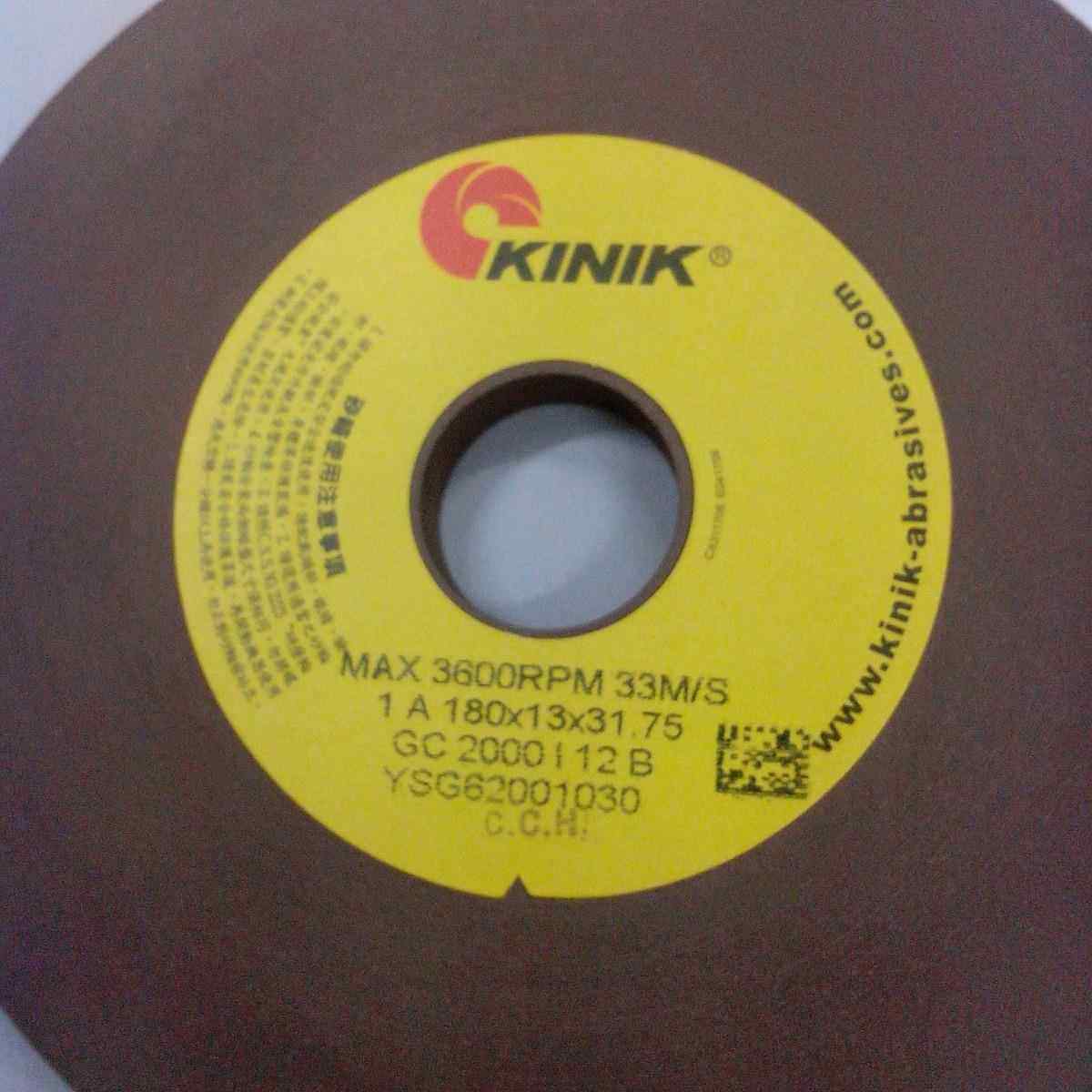中国砂轮金力镜面抛光砂轮KINKI,GC180*13*31.75 2000粒