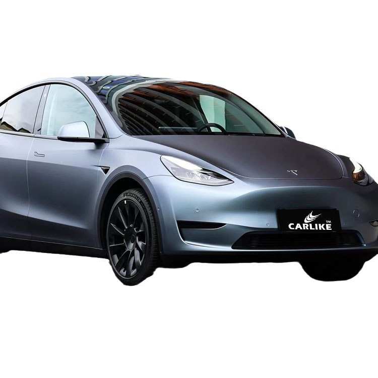 汽车卡莱金属膜贴纸幻贴膜紫贴膜克超黑粉黛双色仙踪改色哑全车绿