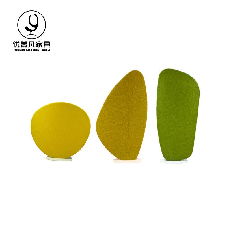 帆船造型创意屏风移动隔断落地休闲时尚办公空间吸音设计师家具