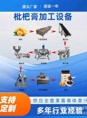 大型枇杷膏加工机器 10毫升加工枇杷糖浆设备厂家枇杷饮料生产线