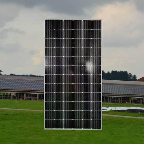 厂家晶天太阳能板养殖场30KW并网分布式光伏电站350W瓦发电板