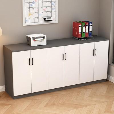 实木储物柜餐边柜卧室阳台微波炉烤箱客厅茶水带门简约收纳小柜子