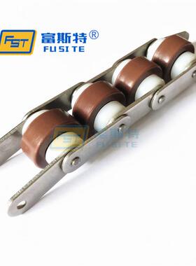 富斯特304不锈钢链板销轴2.5倍速链条BS25-C208A-SS现货节距25.4