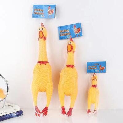 Pet Toy Squeaky Chicken, Squeaking Chicken Stress Relief Toy