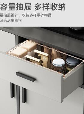 茶子水柜客厅餐家边现代简CBG00730约轻奢柜储物柜厨房碗柜收纳柜