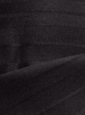 1弟华都丝绸1门幅12姆米真丝欧根4纱吉缎条HCJ绡夏季透气服装面料