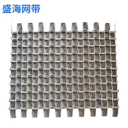 大节距201不锈钢长城网带U型网带链条式长城网马蹄链输送带