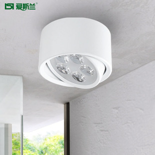 筒灯LED过道灯筒灯电视背景墙吸顶玄关灯射灯MTD100 明装