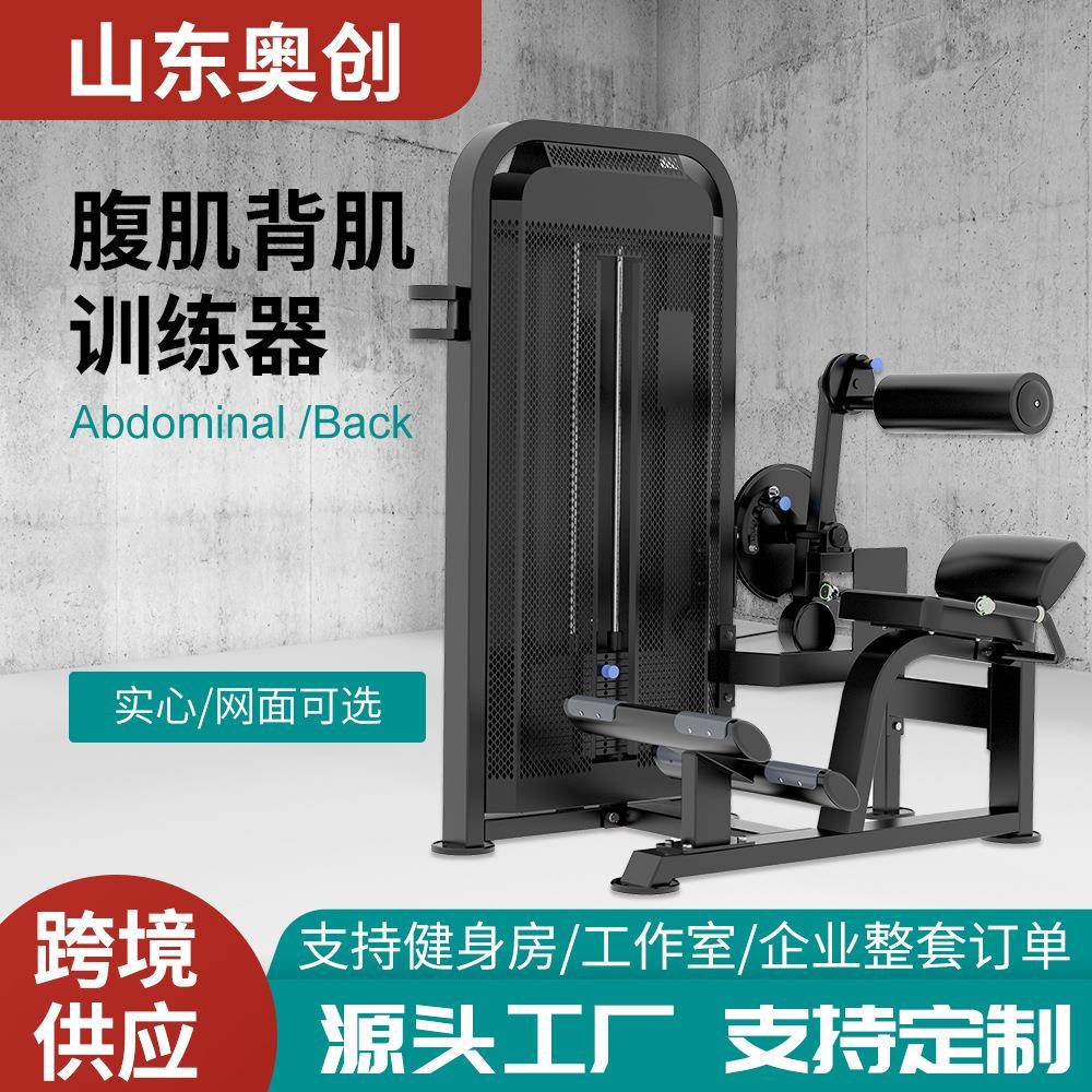 跨境健身房商用腹肌背脊训练运动器材腰部后压腹部前屈健身训练器