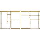 成品窗帘布艺吊卡展示架落地式 家纺布料样品货架展厅大样架可移动