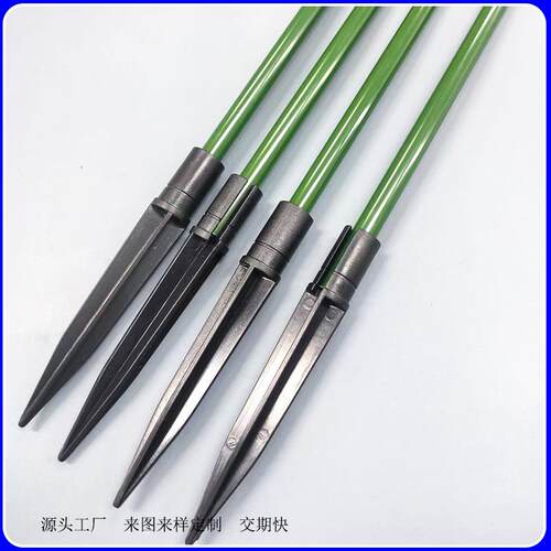 户外太阳能LED草坪地插灯不透明PVC硬塑料灯杆配内孔810mm地插