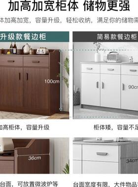 餐边柜置物柜木柜子储物柜客厅靠墙壁办茶公室水柜SCV家物茶用柜