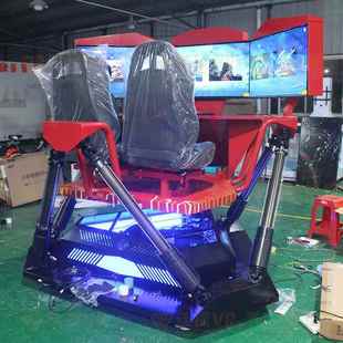 三屏六轴动感赛车驾驶模拟器大型体感安全电玩城娱乐VR体验馆设备