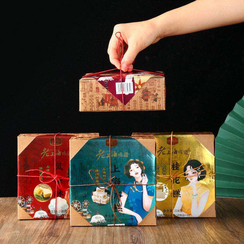 上海特产糕点四大名点酥礼盒老城隍庙小吃年货伴手礼送长辈零食