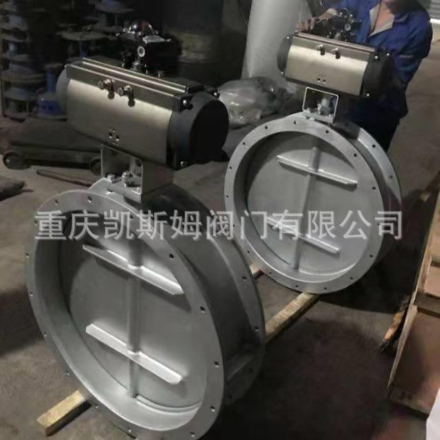 武工不锈钢气动风阀气动高温炉通风蝶阀气动关断通风阀门
