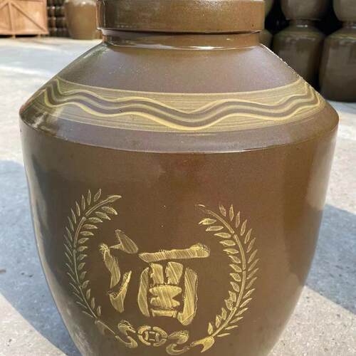 100斤酒缸存酒专用陶瓷酒坛子土陶50公斤泡酒缸酒罐酒瓮密封酒坛