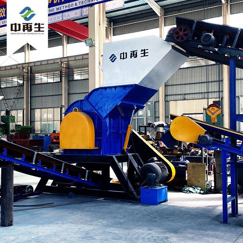 厂家现货杂铝破碎机铝杆铜板粉碎机五金水暖件易拉罐粉碎机