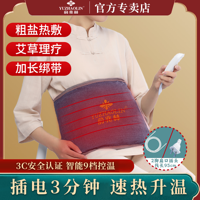 俞兆林插电盐袋粗盐热敷包艾灸中草理疗全身通用护腰带家用电加热