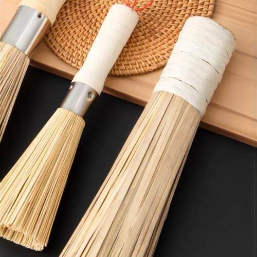 Old-fashioned Bamboo Pot Scrubber, Kitchen Specialized Brush