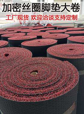 厂家直销塑料丝圈地垫汽车脚垫自由裁剪加厚加密20mm通用整大卷材
