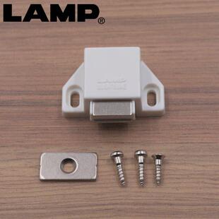 本台灯家柜门担回弹磁lamp吸一键具开启回日弹门触控无手柄架